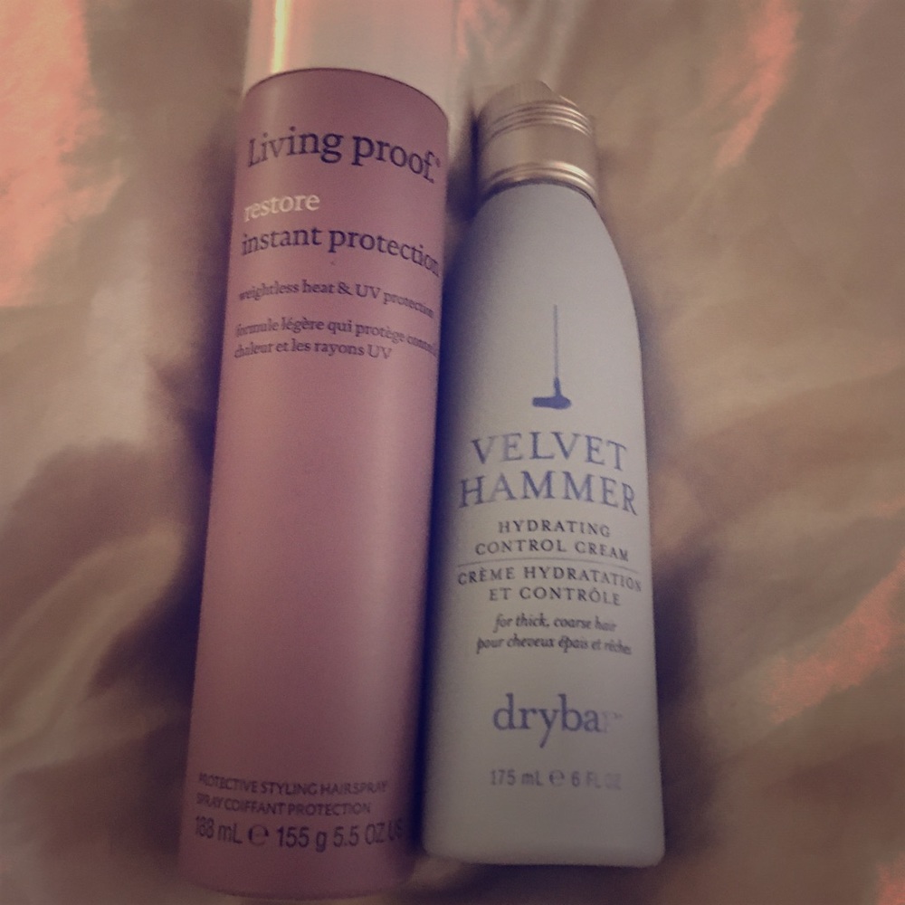 Hair care bundle, living proof and drybar.